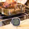 thumbnail image 4 of Escali Touch Screen LCD Display Digital Timer Oven Safe Stainless Steel Probe with Temperature Alert, Black, 4 of 4