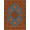 Gray Brown Orange, Pattern 10, variant on ODIKA 8'x10' Washable Area Rug Durable, Non-Slip Scroll Faded Field Distressed Border Southwestern Boho Vintage Refined for Living Room, Under Sectional, Family