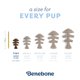 thumbnail image 4 of Juguete masticable para perros Benebone Puppy Fishbone, más suave para masticadores modestos, 4 of 6