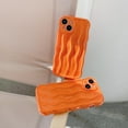 thumbnail image 3 of ORUYROP Designed for iPhone 13 Pro Case,Water Ripple Pattern Curly Wave Frame Soft Cute Phone Cover for Men Women Girls（iPhone 13 Pro,Orange）, 3 of 7
