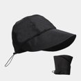thumbnail image 2 of LPKRT Women'S Packable Sun Hat Adjustable Drawstring Baseball Cap Uv Protection Quick-Dry Boonie Hat Black, 2 of 3