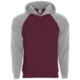 thumbnail image 2 of Holloway Sportswear S Boys BANNER HOODIE Maroon/Athletic Heather 229279, 2 of 5