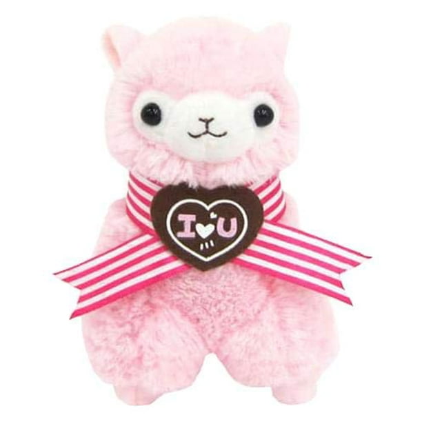 Llavero de felpa Yes Anime Llama Sweet Heart Alpaca 11 cm rosa