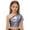 Black, variant on Girls One Shoulder Sequin Dance Top Metallic Sparkle Long Sleeve Crop T Shirt for Performance Stage Wear (Black, 3-4 Years)