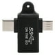 thumbnail image 1 of Convertidor OTG 2 en 1 USB 3.0 a Micro USB y adaptador tipo C compatible con sincronización de datos de alta velocidad y carga rápida, 1 of 14