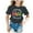 Grey, variant on Kids Back To School Graphic Short Sleeve Round Neck Tee Bright Comfortable Blend Soft Everyday Wear For Boys Girls, 8-9 Years, Black