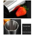 thumbnail image 5 of Cheers.US 175ml/300ml Premium Grade Stainless Steel Pint Cups Water Tumblers Unbreakable, Stackable, Brushed Metal Drinking Glasses, Chilling Beer Glasses, for Travel, Outdoor, Camping, 5 of 7