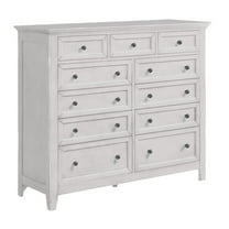 Intercon San Mateo 11-Drawer Gentlemen's Chest, Rustic White