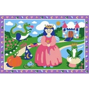 LA Rug OLK-004 1929 Olive Kids Collection - Happily Ever After Rug - 19 x 29 Inch