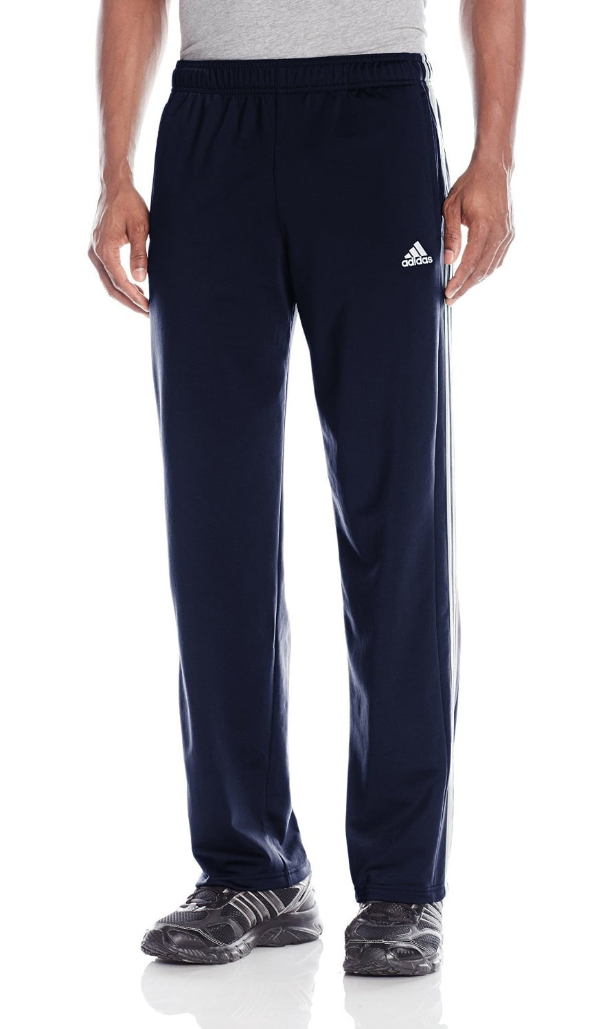 Adidas Essential Key 3-Stripe Tricot Athletic Track Pants - Mens ...