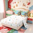 thumbnail image 3 of Manfei Xmas Snowflake 7-Piece Twin Bedding,Vintage Farm Cattle Bedding Comforter Set,Xmas Reversible, 3 of 7