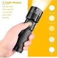 thumbnail image 2 of XHP90 USB Rechargeable LED Flashlight, Super Bright 80,000 Lumens Tactical Flashlight, 5-Mode Zoomable Waterproof Power Bank [Energy Class A+], 2 of 5