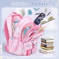 thumbnail image 7 of Soda Candy Backpacks for Girls Kawaii Ita Kids Backpack Water Resistant Lightweigt Students Bookbag for Elementary Primary Middle School, Pink, 7 of 7
