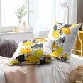 thumbnail image 7 of Autumn Falling Ginkgo Pillow Covers - Ginkgo Leaf Decorative Throw Pillow Covers 18x18 Inch Rustic Fall Pillow Cases Set of 2 for Couch Sofa Living Room Patio Furniture, 7 of 7