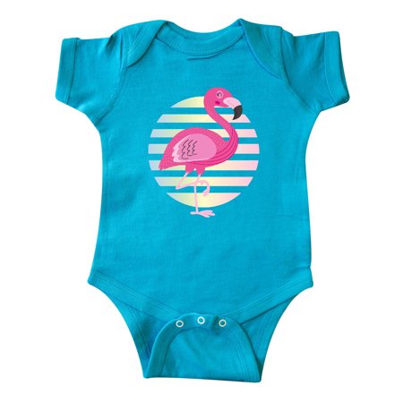 

Inktastic Flamingo Bird Pink Pastel Sunset Gift Baby Girl Bodysuit