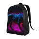 thumbnail image 2 of Easygdp Futuristic Purple Panther A、 Mochila Versátil y Elegante: Comodidad, Almacenaje y Durabilidad para la Universidad, Trabajo, Viajes y Uso Diario, 2 of 8