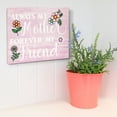 thumbnail image 6 of JennyGems Mom Gifts From Daughters, Always My Mother Forever My Friend Wooden Sign, Mothers Day Gifts for Mom, 7.25 x 6 Wall Decor, Purple, Made in USA, 6 of 8