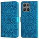 thumbnail image 1 of Funda tipo cartera GANGXUN para Motorola Moto G15 , diseño girasol, cuero PU, soporte, cierre magnético, tarjetero, 1 of 5