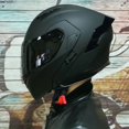 thumbnail image 3 of Casco integral para motocicleta con doble visera y Bluetooth, nuevo casco estándar nacional para hombres y mujeres, 3 of 5