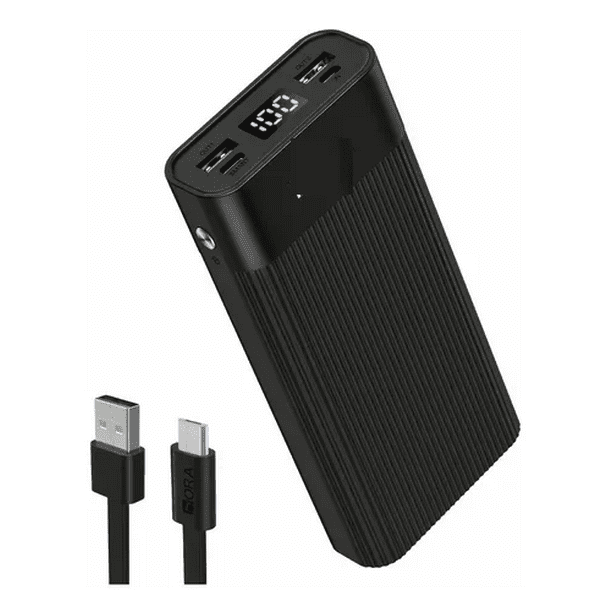 Power Bank Malubero Batería Portátil 20000mah Negra