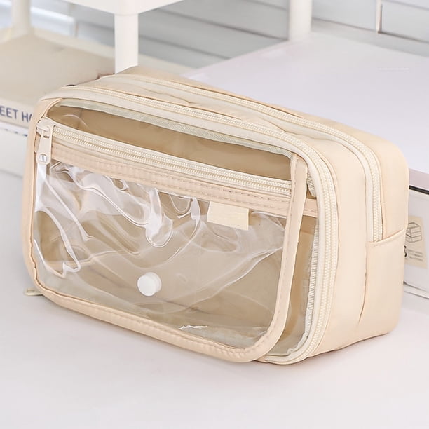 Organizadores de armario y almacenamiento, Organización y almacenamiento, Contenedores de almacenamiento, Bolsa de almacenamiento de papelería de múltiples capas Estuche para bolígrafos de gran capaci