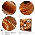 thumbnail image 3 of Designart "Abstract Spiral Cyclone in Orange" Abstract Framed Wall Art Decor - Modern Orange Abstract Spirals Bedroom Framed Canvas Wall Art, 3 of 6