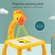 thumbnail image 3 of Proyector de dibujo para niños con diseño de cervatillo, mesa de proyección con batería ajustable de 3 niveles y efecto de sonido, color amarillo, 3 of 9