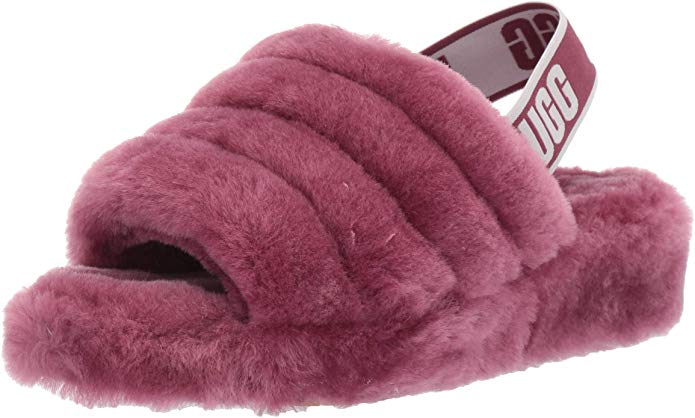 UGG Women Fluff Yeah Slide Slipper Size 
