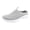 Gray, variant on Women's Knit Loafers Slip on 2026 Comfortable Backless Mesh Mules Sneakers Lightweight Walking Shoes Gray Size 8
