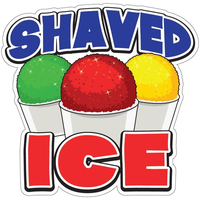 Snow Cones DECAL Choose Your Size Food Truck Vinyl Sticker Concession 
