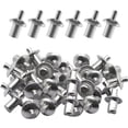 thumbnail image 1 of Yazoeia Ensemble de Rivets en Aluminium avec Tête Ronde, Rivets Réutilisables pour Marteau, Rivets d'Expansion en Alliage d'Aluminium pour Équipement Électronique Intérieur Extérieur (200 Pcs) CJC912-133607, 1 of 7