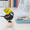 thumbnail image 1 of Fiudx Ofertas relámpago Clip de mensaje de pájaro hueco de hierro, clip de nota, decoración de pájaro de metal para jardín, sala de estar, comedor, 1 of 7
