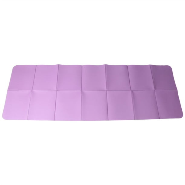 Esterilla de Yoga Plegable, Esterilla Plegable para Ejercicios Físicos de Viaje, Antideslizante de Doble Cara para Yoga, Pilates y Entrenamientos en el Suelo, Color