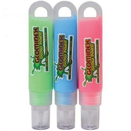 US Toy DK77X3 3 Piece Glominex Glow Paint, 1 oz - 3 Per Pack