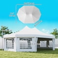 thumbnail image 3 of Outsunny 21' x 29' High Peak Decagonal Event Party Tent for Parties, 3 of 10