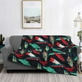 thumbnail image 2 of Yiaed Fishing Lure Print Blanket Throw Blanket Soft Cozy Flannel Blanket for Home Bed Sofa Couch Chair-60"x50", 2 of 6