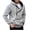 Gray, variant on HappyYEE Half Zip Hooded Sweatshirt for Men, Fall Long Sleeve Athletic Hoodies, Oversized Casual Pullover Tops with Pockets XL