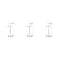 thumbnail image 2 of Yuarrent Soporte de sable de luz acrílico, fuerte capacidad de carga, sin rebabas, único con apariencia moderna, transparente Type1 NO1, 2 of 6