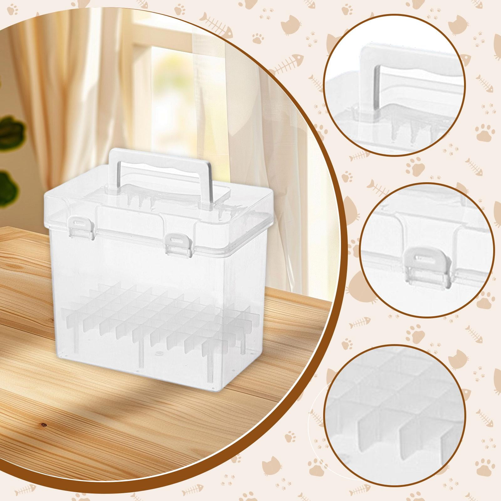 Marker Organizer Holder Storage Container Clear PP Material for Art Supplies Home Office Travel