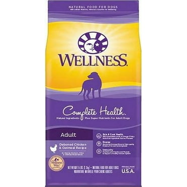 Wellness Complete Health Natural Dry Dog Food, Chicken & Oatmeal, 15 ...