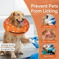 thumbnail image 2 of Supet Inflatable Dog Recovery Collar, Soft Adjustable Donut Collar to Prevent Licking, Comfortable Post-Surgery E-Collar for All Dogs, 2 of 7