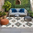 thumbnail image 2 of Sage Green Aztec Outdoor Rug for Patio/Deck/Porch, Non-Slip Large Area Rug 4 x 6 Ft, Southwest Boho Ethnic Chic Motifs Indoor Outdoor Rugs Washable Area Rugs, Reversible Camping Rug Carpet Runner, 2 of 8