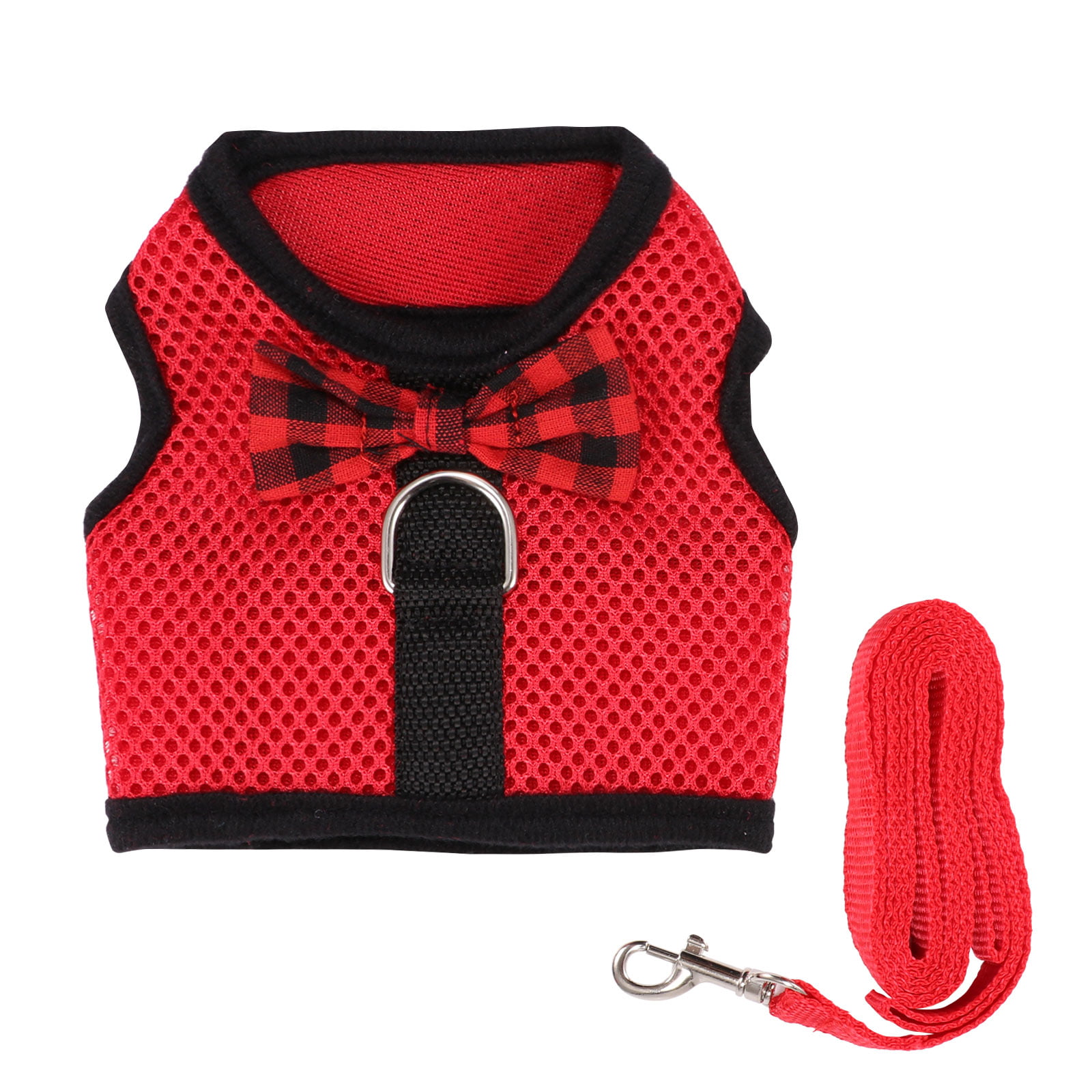 All Things Bunnies Rabbit Bowtie Vest Harness with Leash 