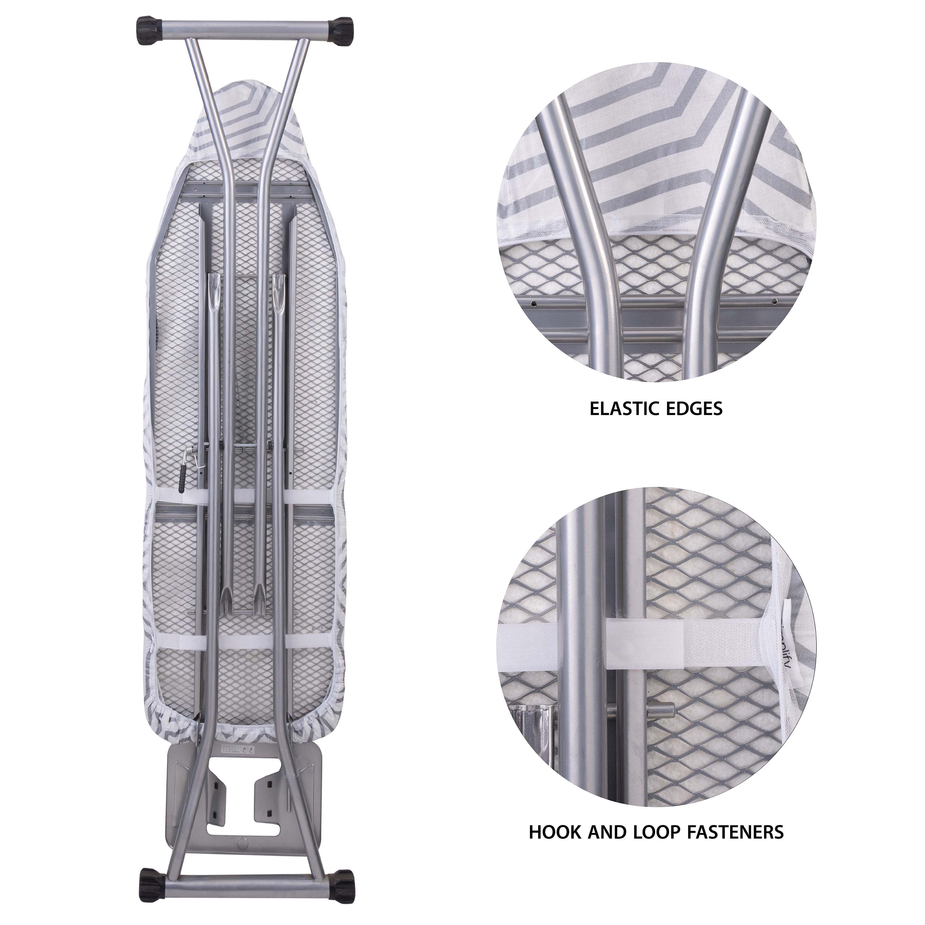 Simplify Scorch Resistant Ironing Board Cover & Pad in Graphite