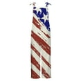 thumbnail image 4 of Lisbinx Salopette Drapeau Américain, Salopette Femme, Combinaison Longue Ample Sans Manches Dos Nu Imprimée Multi-Occasions pour Femmes Idéale pour une Tenue Décontractée, 4 of 5