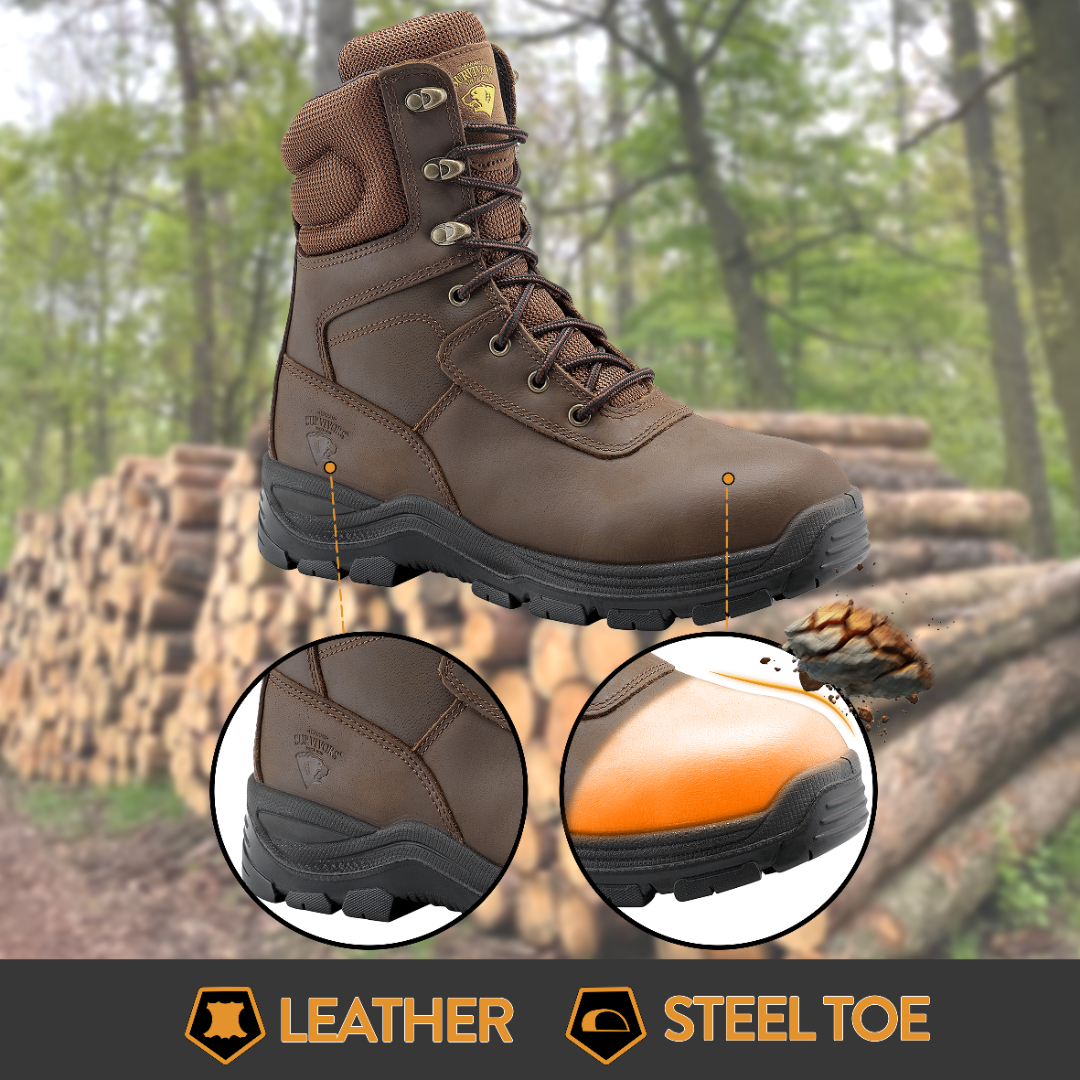 Herman Survivors Men's Jason III Steel Toe Work Boot, 8-Inch photo 2