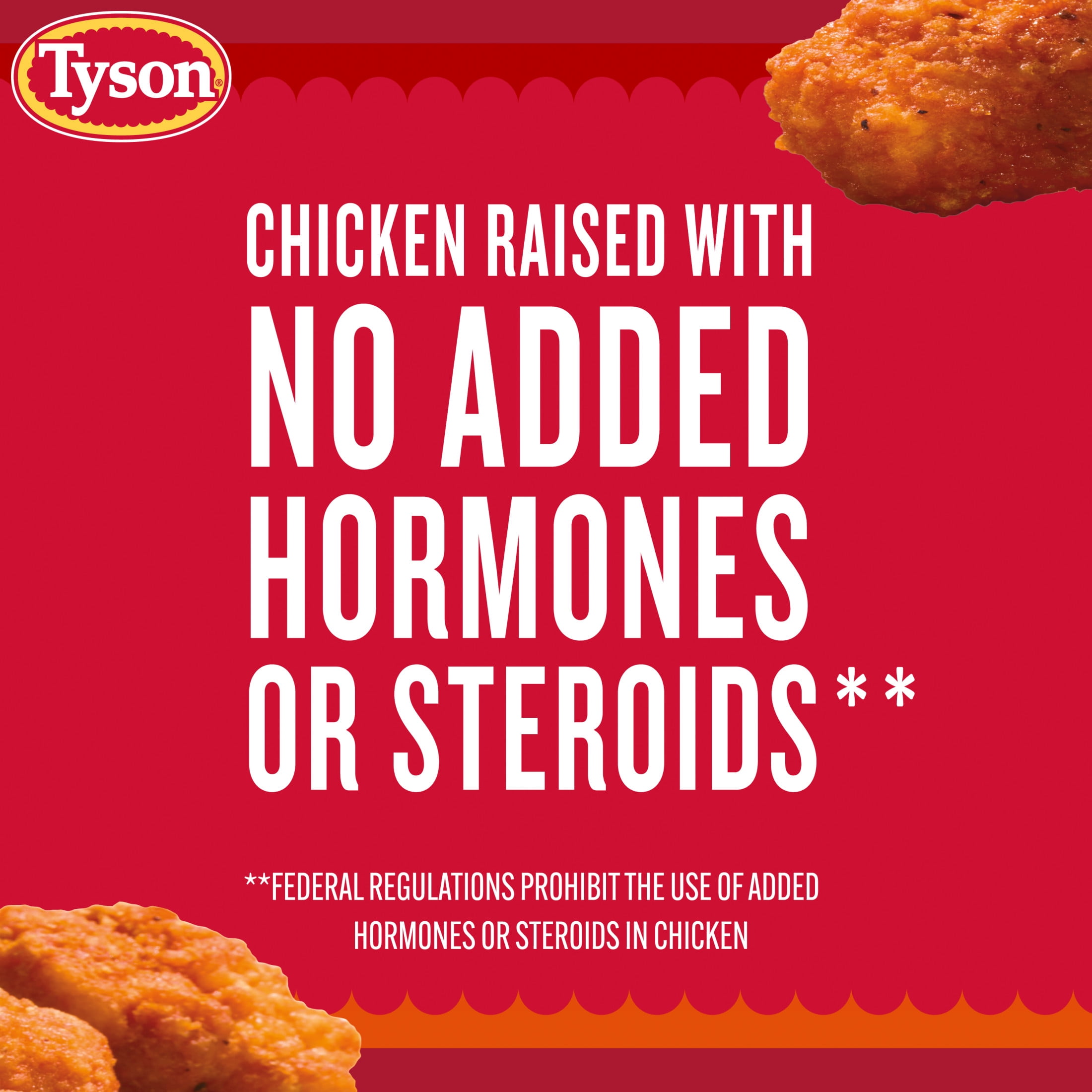 Tyson Any'tizers Buffalo Style Boneless Chicken Bites, 24 oz (Frozen, Fully Cooked)