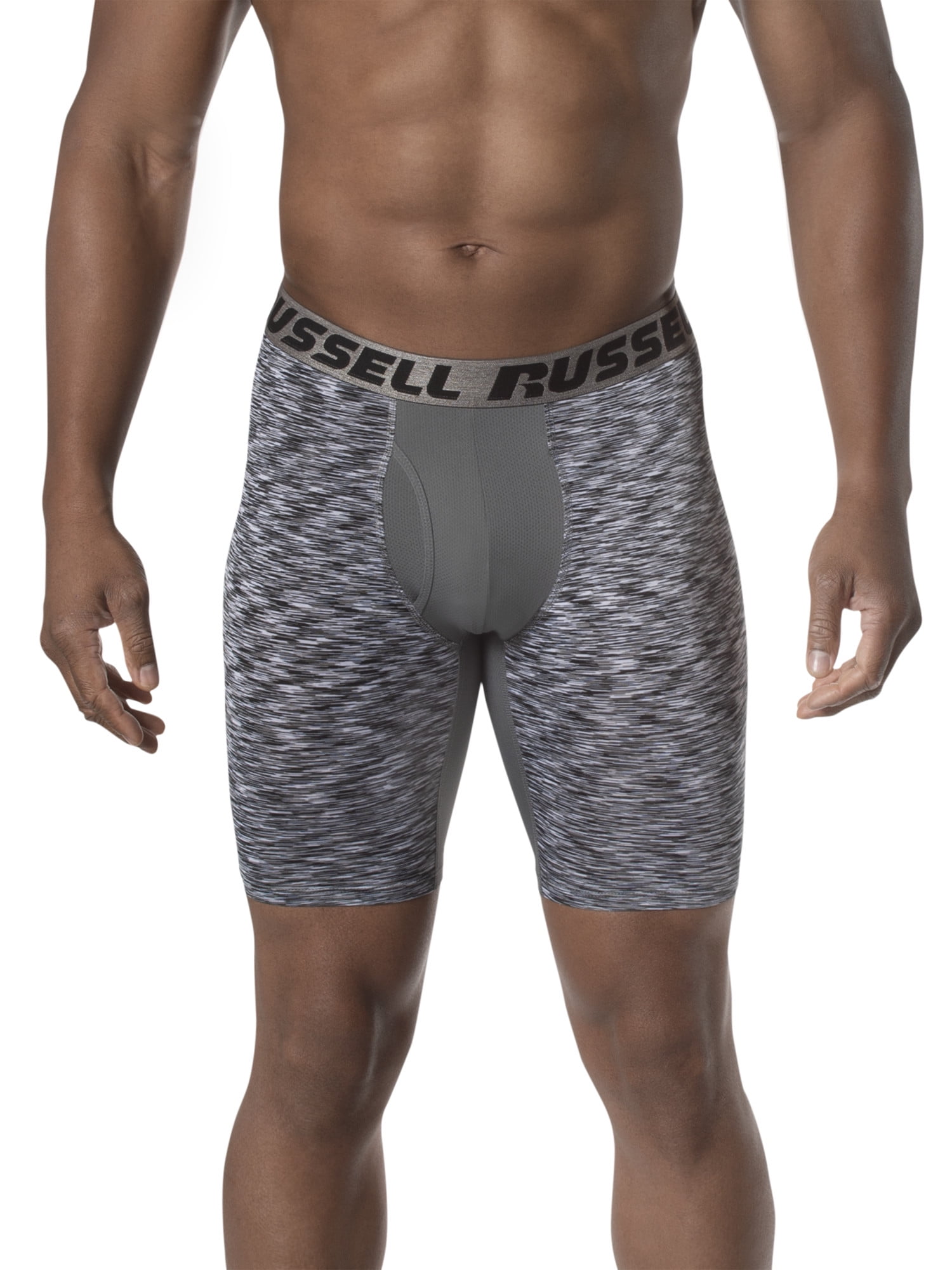 Russell Russell Men's Freshforce Assorted Color Long Leg Boxer Briefs, 2 Pack