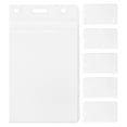 thumbnail image 1 of Shisuyan 6 Pcs Porte-Cartes Transparent Couverture de Cartes de Travail Protecteur de Cartes de Travail Transparent Couvertures d'Identité, 1 of 9