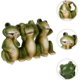 thumbnail image 3 of Miniature Frog Figurine Resin Frog Statue Collectible Cartoon Animal Figurine Sculpture, 3 of 5